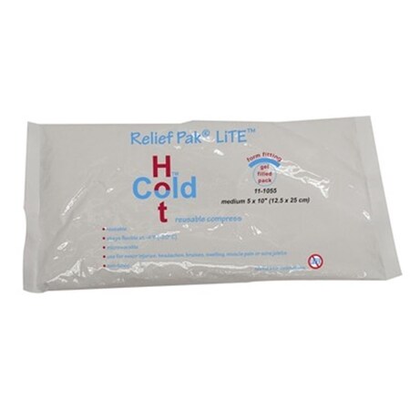 Fabrication Enterprises 5 x 10 in. Relief Pak Lite Reusable Hot & Cold Pack - Each FA129162